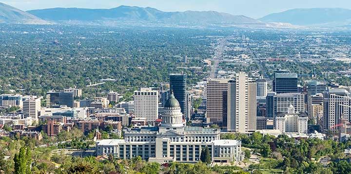 Salt Lake City Skyline for Alpha Gamma Rho Top Leaders Institute