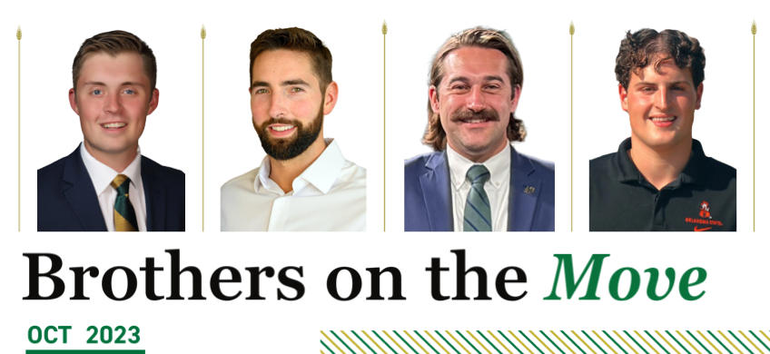Alpha Gamma Rho brothers  achieving success and receiving recognition