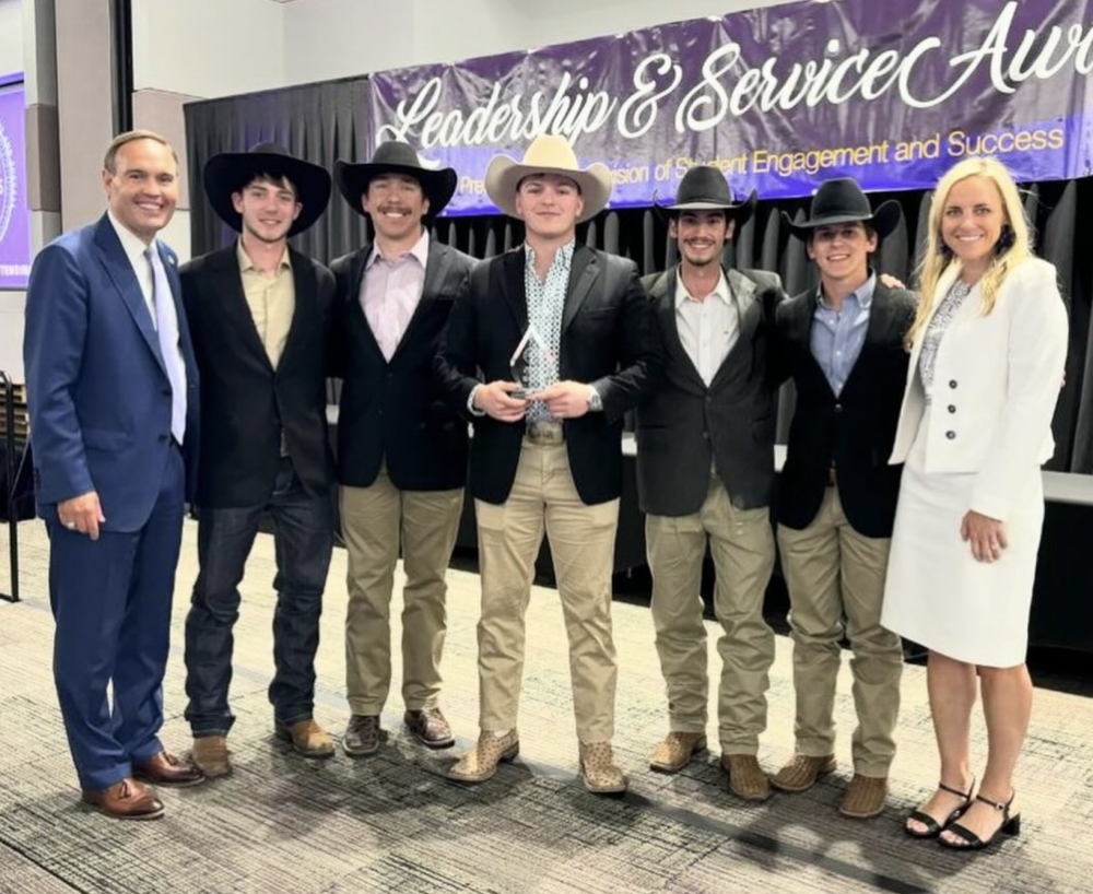 Beta Sigma Chapter brothers from Tarleton State recieved the Program of the Year award.