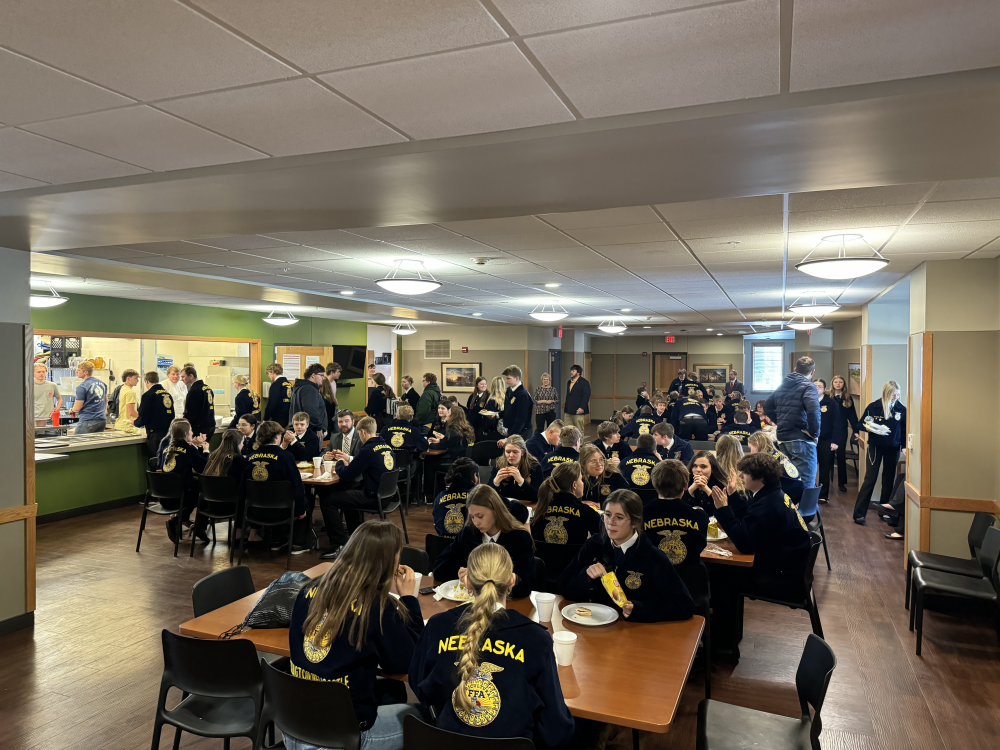 Over 500 FFA students visited Kappa Chapter's house, allowing the chapter to teach the students about Alpha Gamma Rho Fraternity.