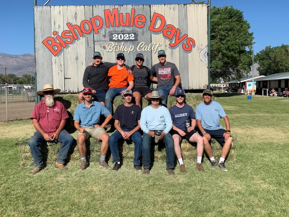 Alpha Gamm Rho brothers from Chi Chapter participated at the Mule Days in Bishop, California.