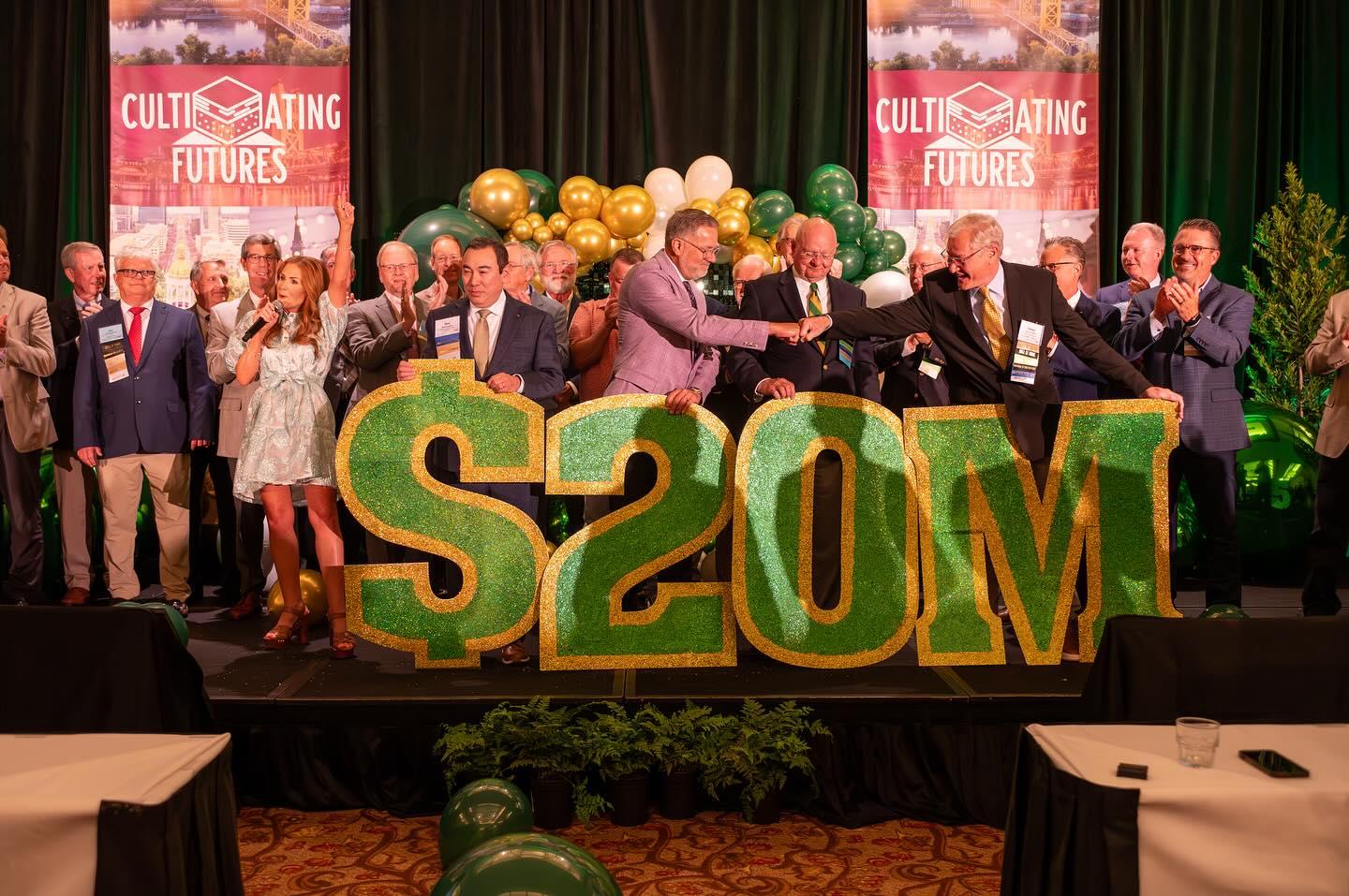 Alpha Gamma Rho's Educational Foundation raised $20 million for the Local Chapter Excellence Capital Campaign.