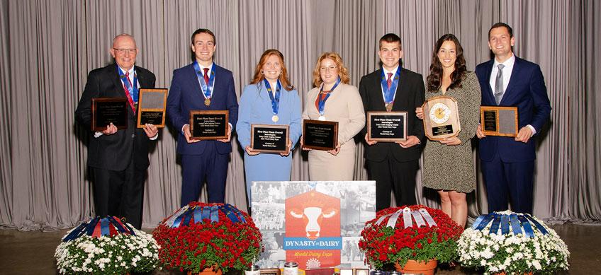 alpha gamma rho members at world dairy expo