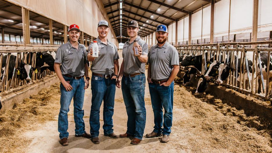 Brothers David, Daniel, and Andrew Volleman all of Beta Nu Chapter at Texas A&M University